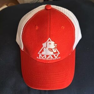 - New orange Mav Electric Bike hat